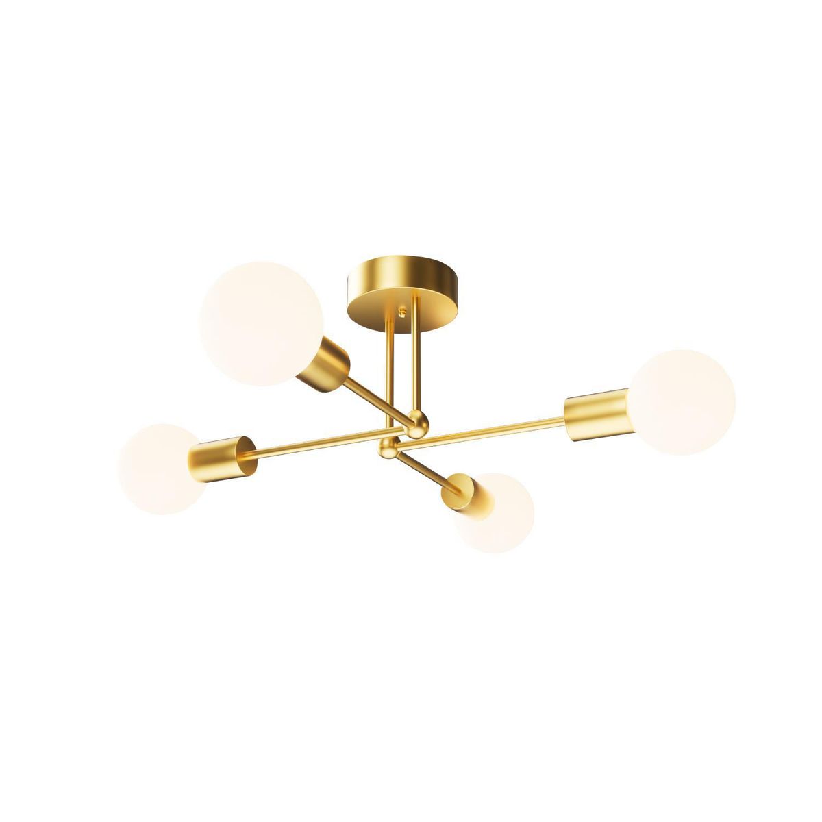 LIGHTECH - LÁMPARA COLGANTE LIZY DORADO 4L E27