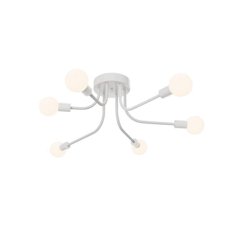 LIGHTECH - LÁMPARA COLGANTE PERLA WHITE 6L E27