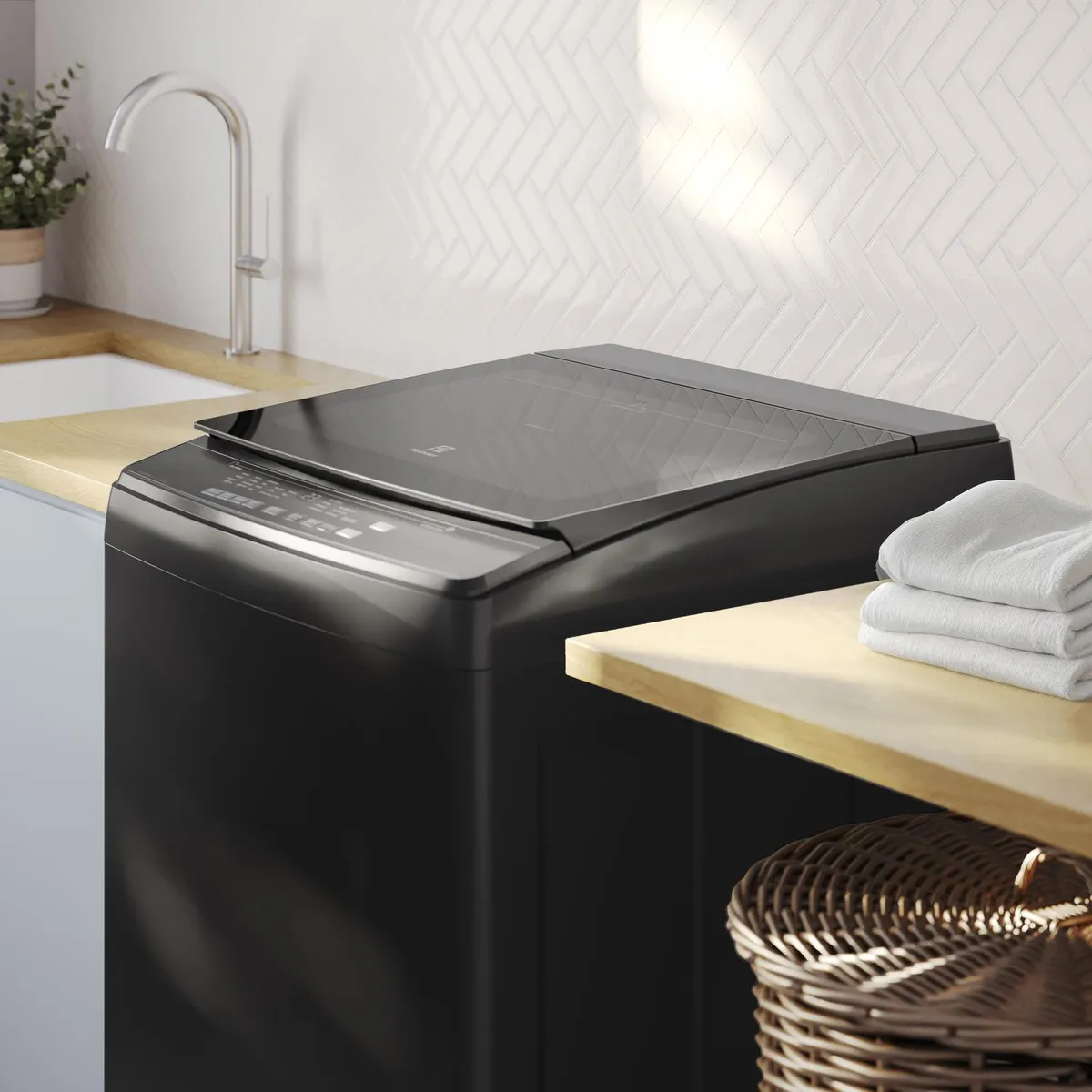 ELECTROLUX - Lavadora Inverter 21kg Negro EWIJ21F2XSYB