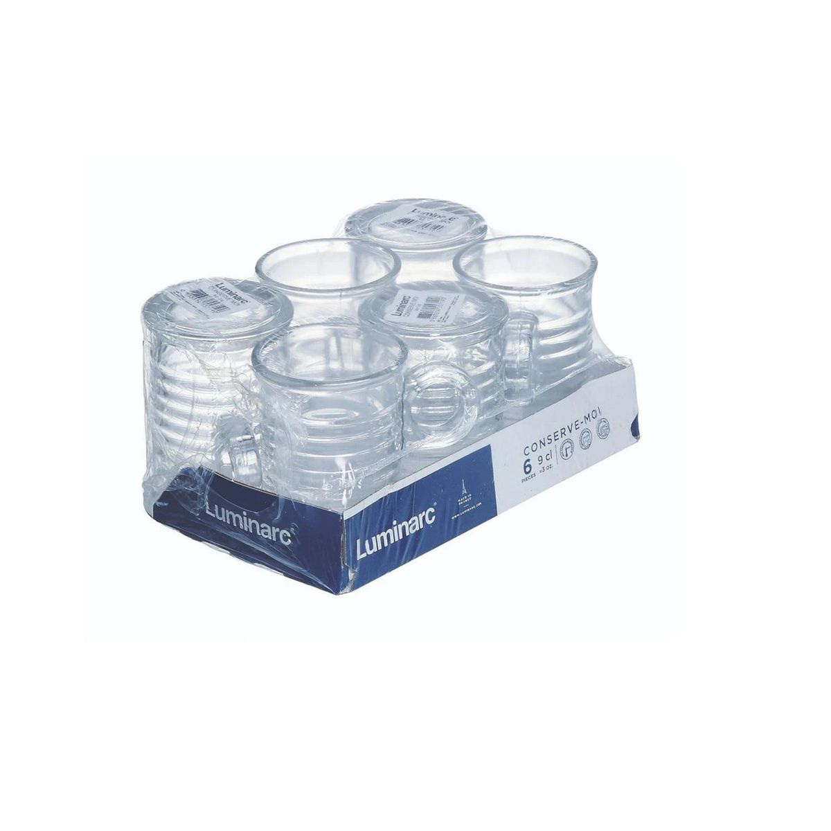 LUMINARC - Set 6 Tazas Conserve Moi 90ml