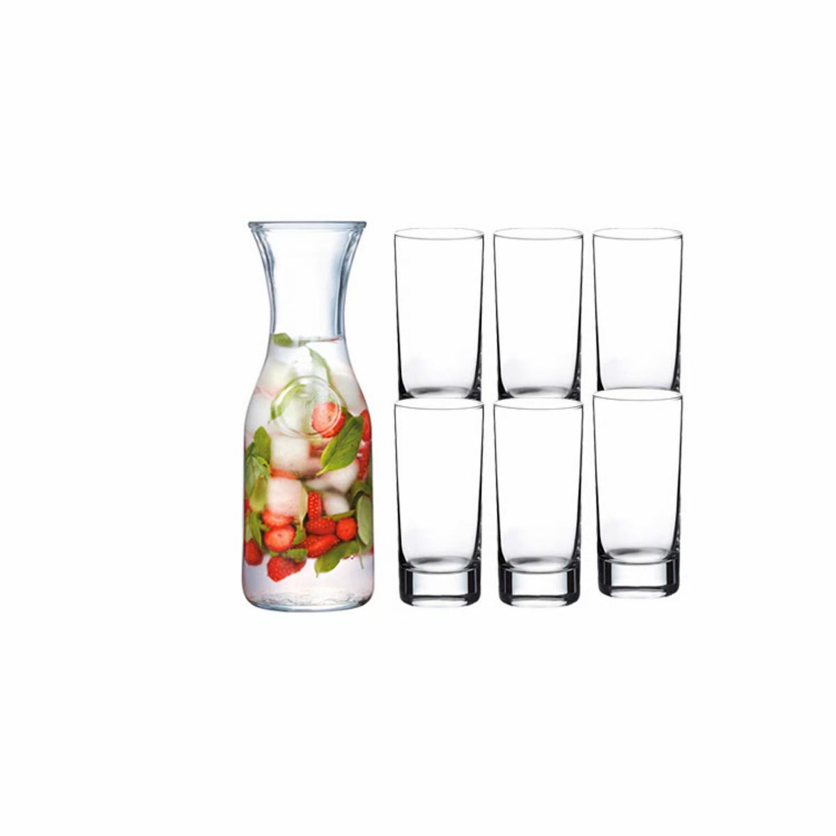  - Pack Decantador 1L + 6 Vasos 350ml