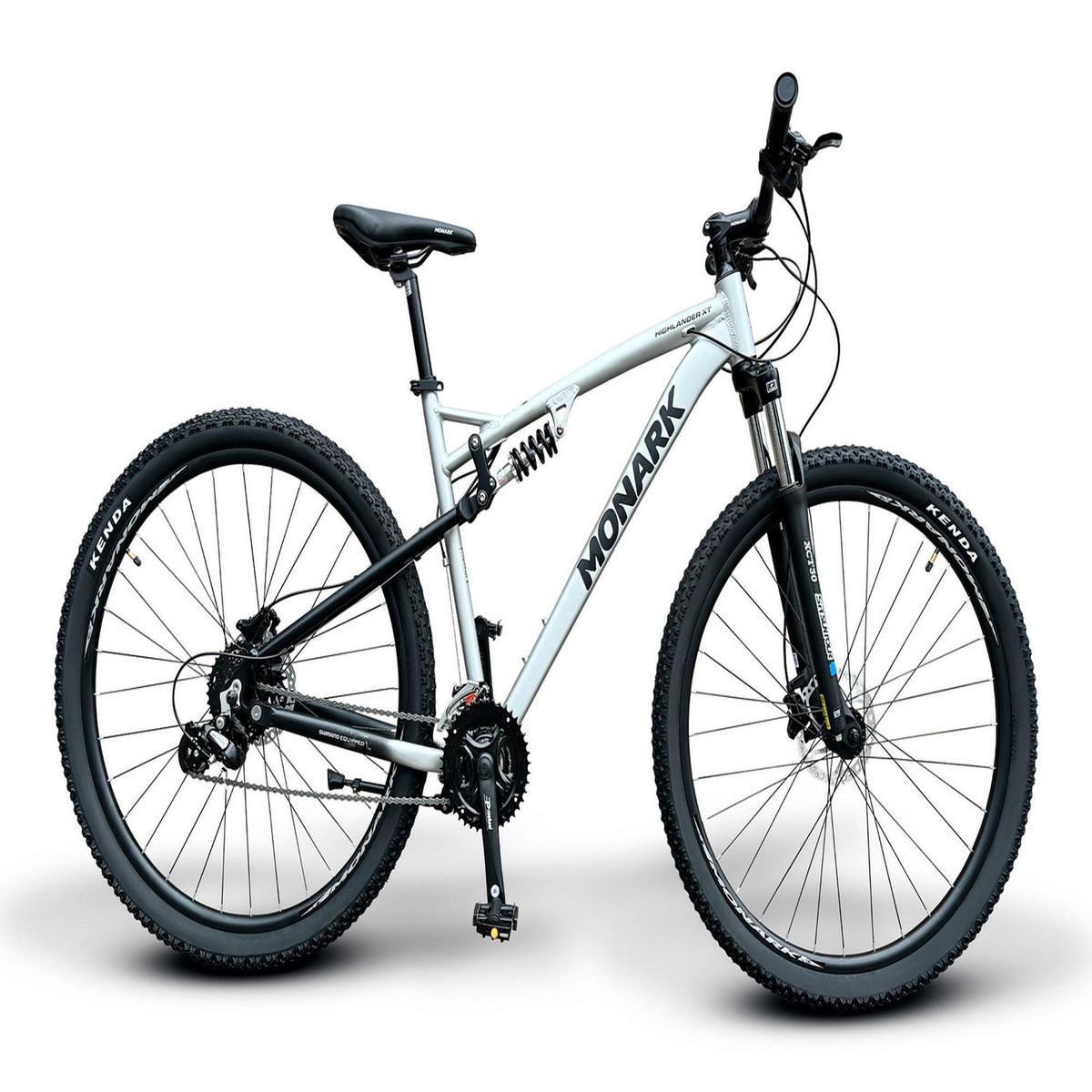 MONARK - Bicicleta Monark Highlander Xt Aro 29" Plata/Negro L