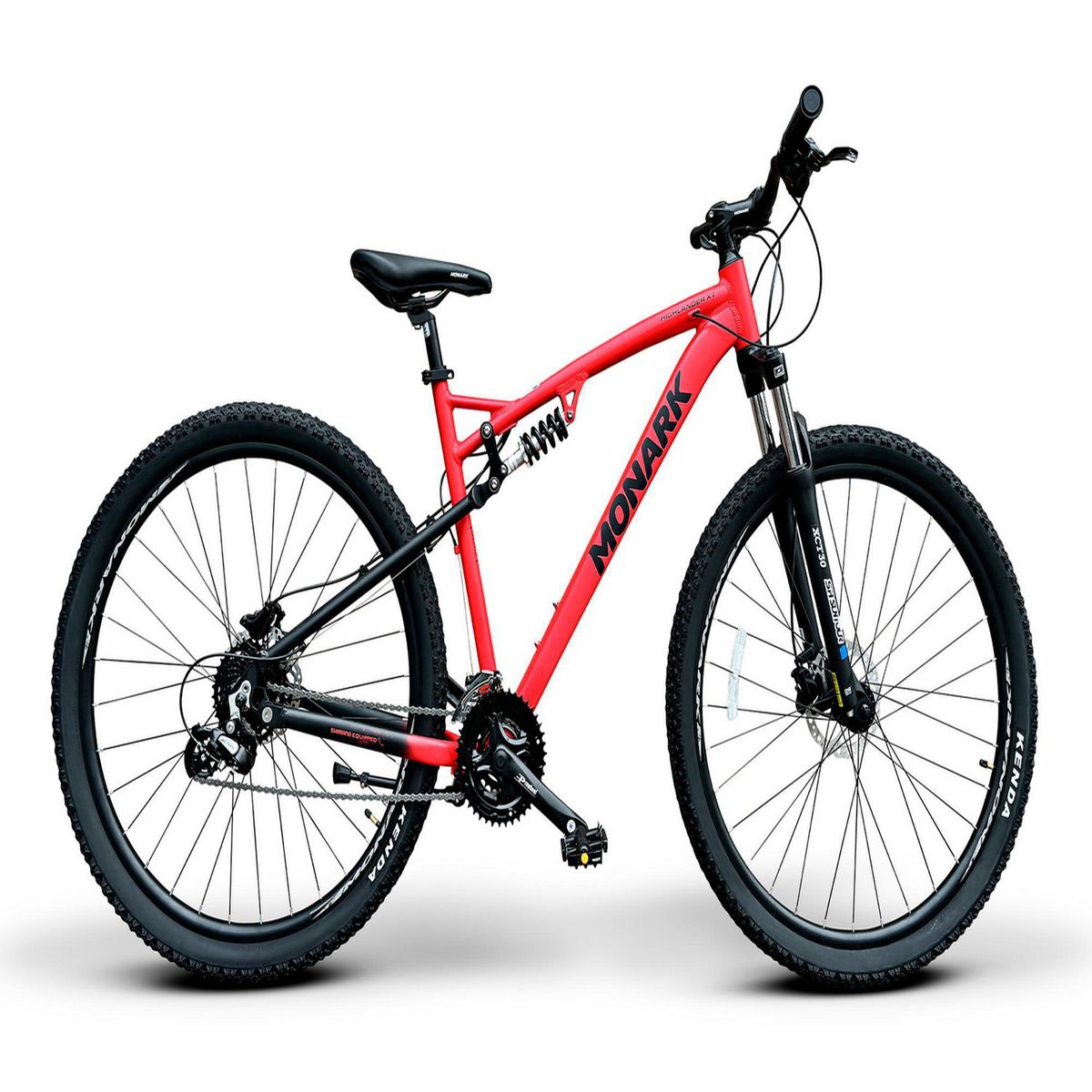 MONARK - Bicicleta Monark Highlander Xt Aro 29" Rojo/Negro L