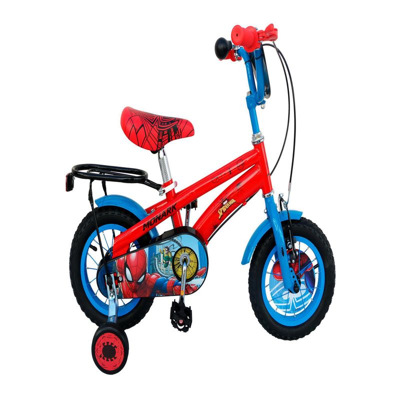 MONARK - Bicicleta Monark Spiderman Hero 12" Aro 12" Rojo/Azul