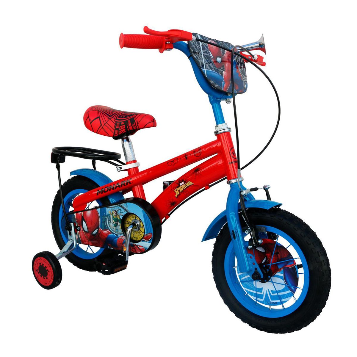 MONARK - Bicicleta Monark Spiderman Hero 12" Aro 12" Rojo/Azul