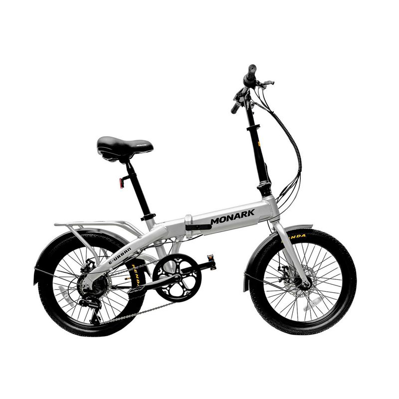 MONARK - Bicicleta Eléctrica Monark E-Urban Aro 20" Plata