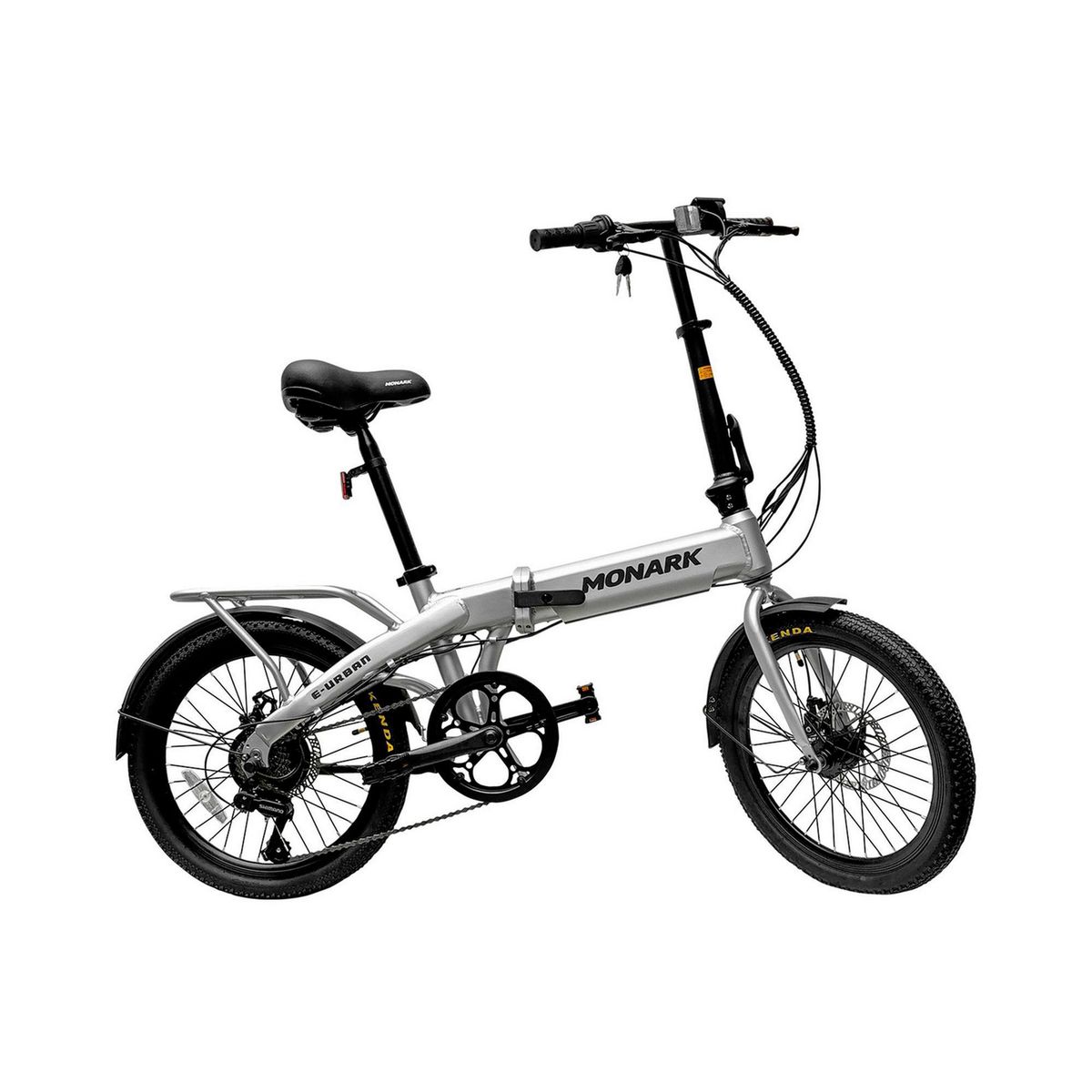 MONARK - Bicicleta Eléctrica Monark E-Urban Aro 20" Plata