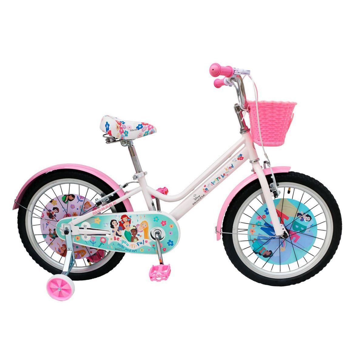 MONARK - Bicicleta Monark Princesas Aro 20" Blanco