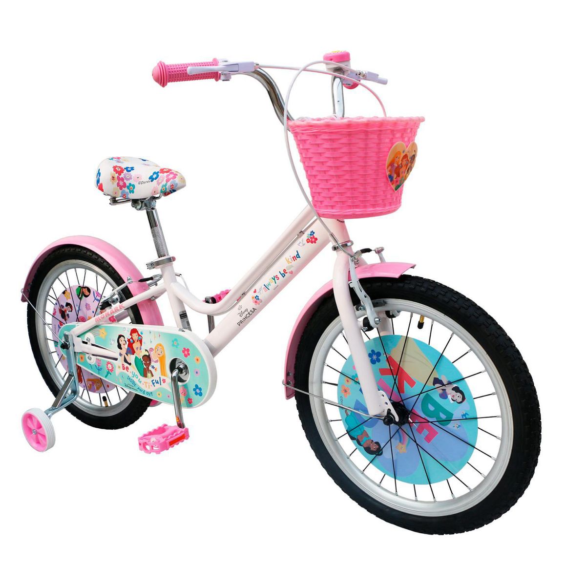 MONARK - Bicicleta Monark Princesas Aro 20" Blanco