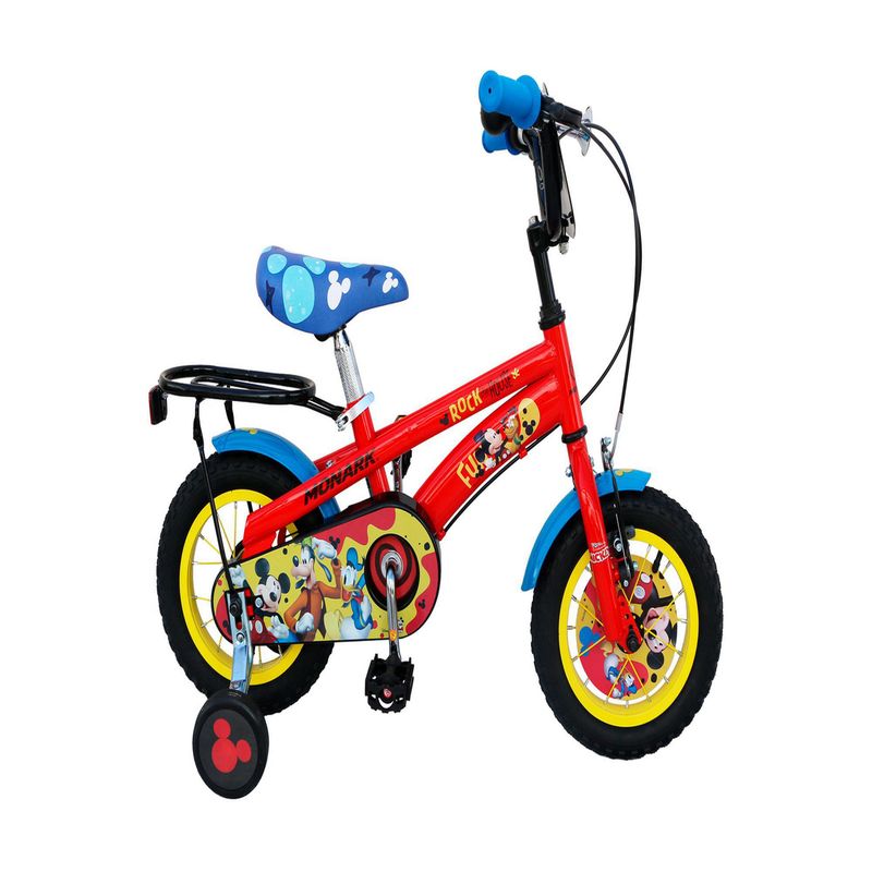 MONARK - Bicicleta Monark Mickey Rock Aro 12" Rojo