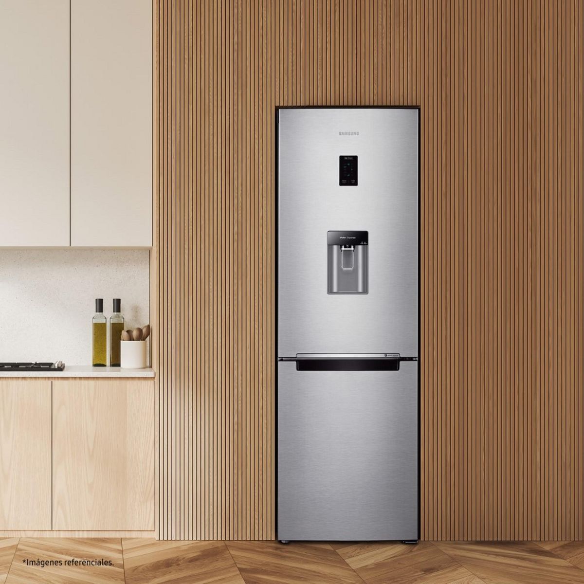 SAMSUNG - Refrigeradora Samsung 321L Bottom Freezer 2 Puertas RB33J3830SA/PE