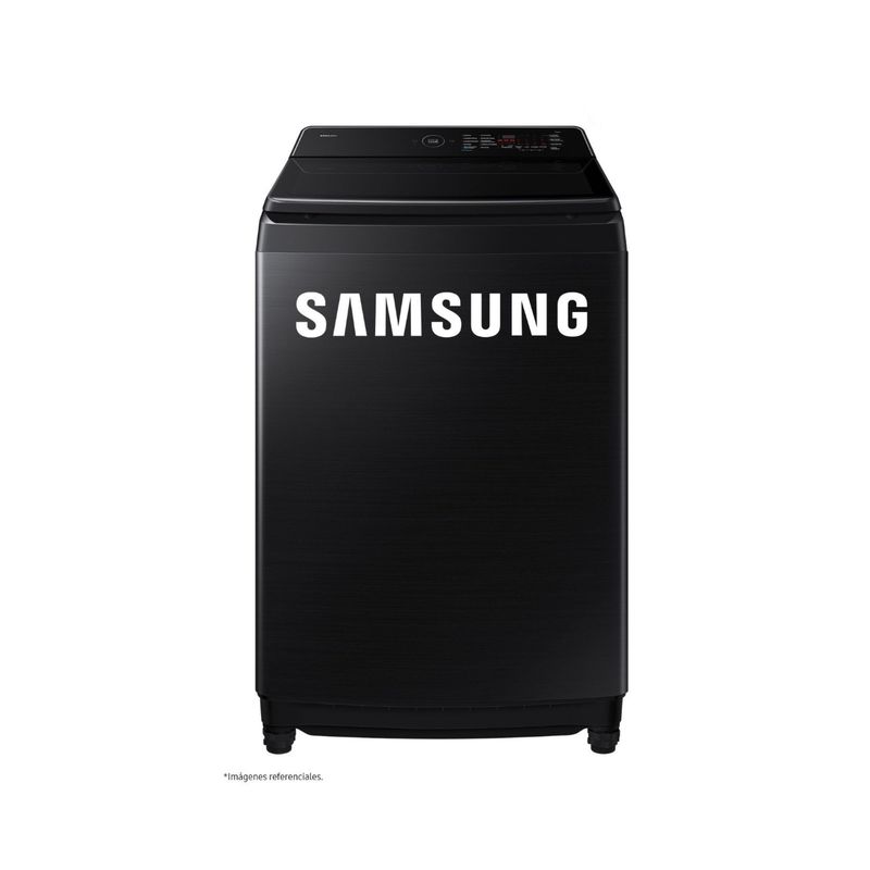SAMSUNG - Lavadora Samsung 21 kg Negro Carga Superior WA80F21B9BPE
