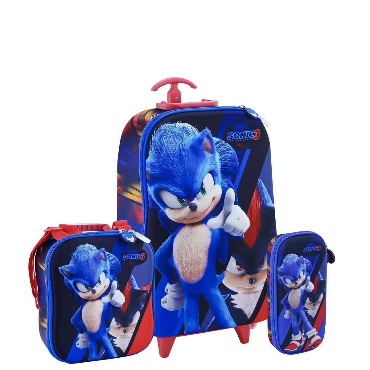 SCOOL - Set Maleta Full 3D Sonic
