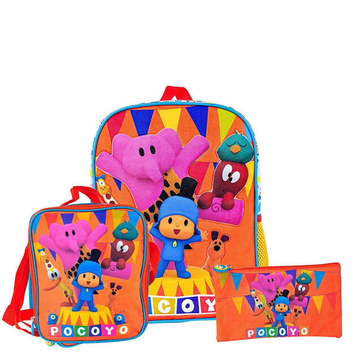 SCOOL - Set Mochila Pocoyo Naranja