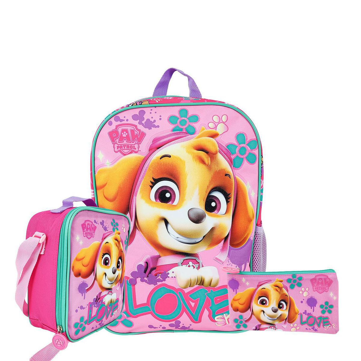 SCOOL - Set Mochila Paw Patrol Rosado