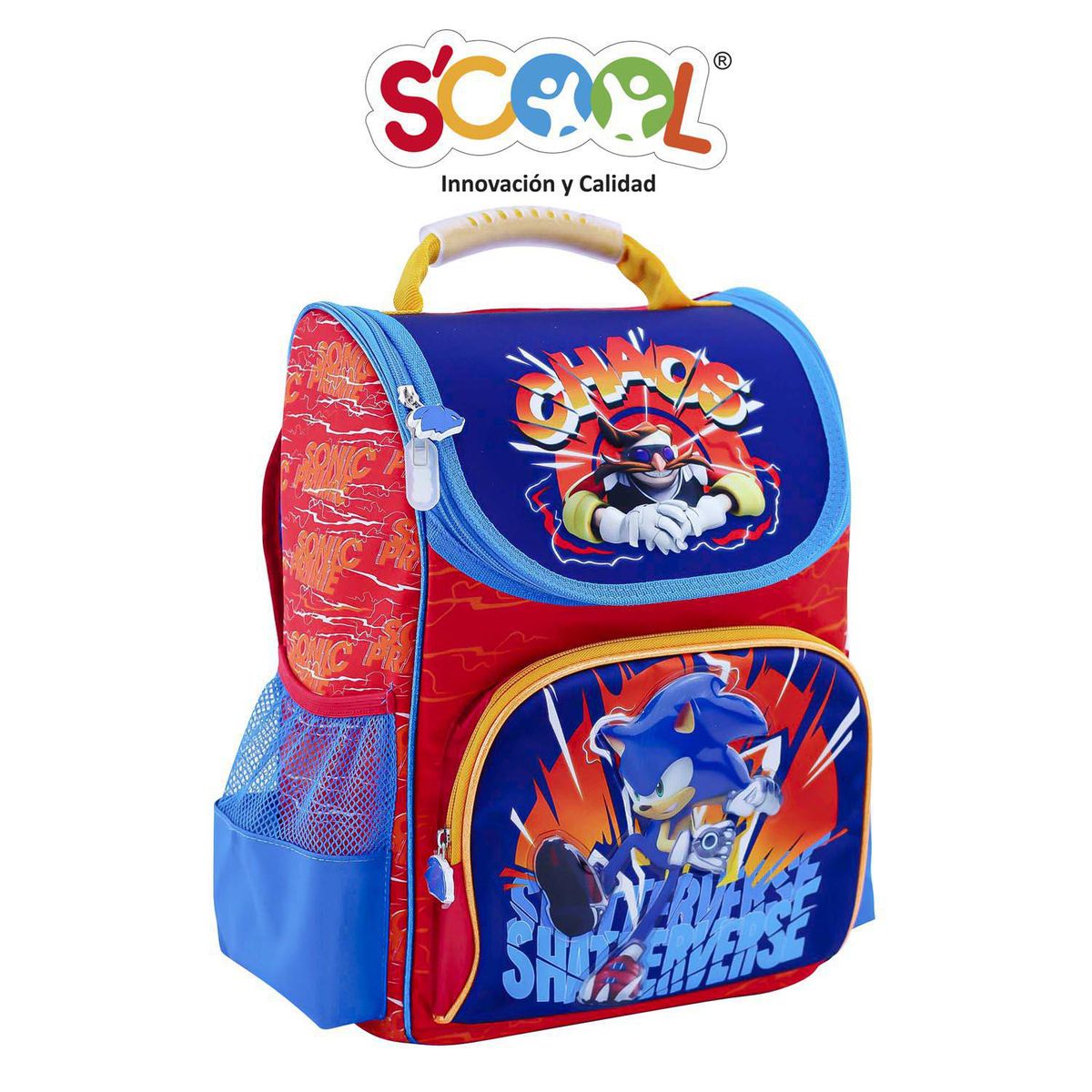 SCOOL - Set Mochila Sonic Rojo