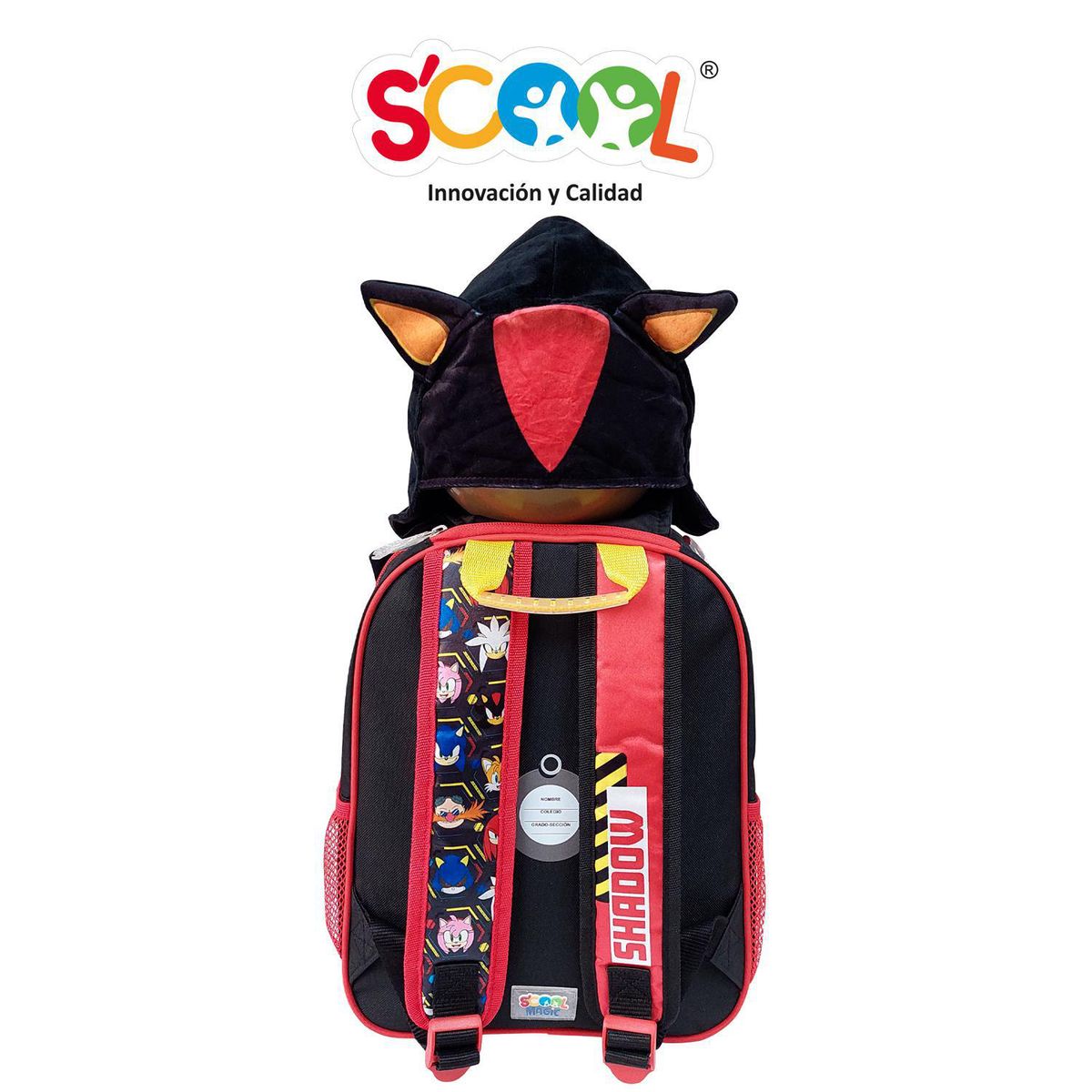 SCOOL - Mochila Con Capucha Sonic Shadow