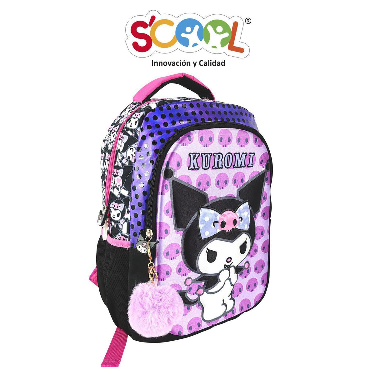SCOOL - Set Mochila Kuromi Morado