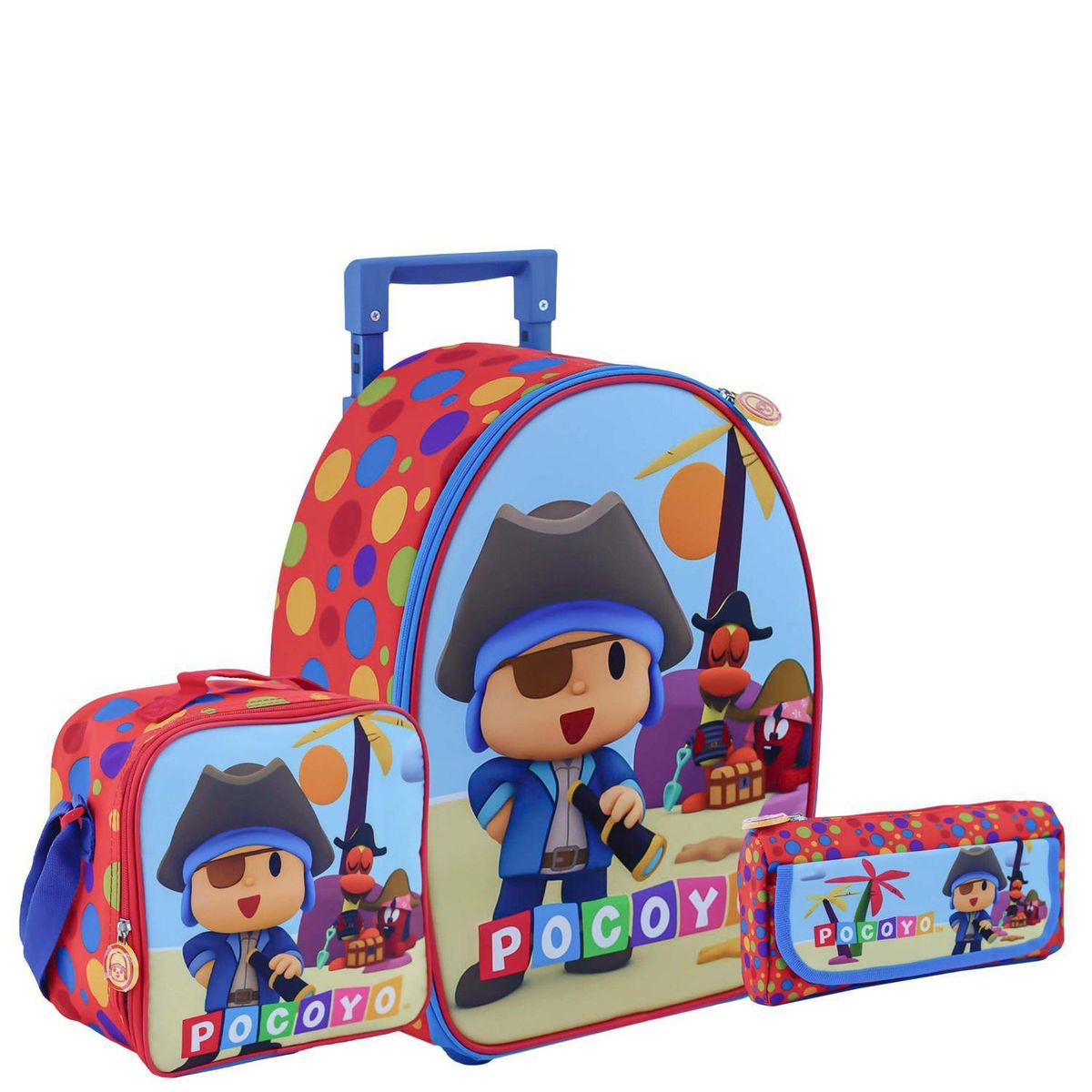 SCOOL - Set Maleta Pocoyo Multicolor