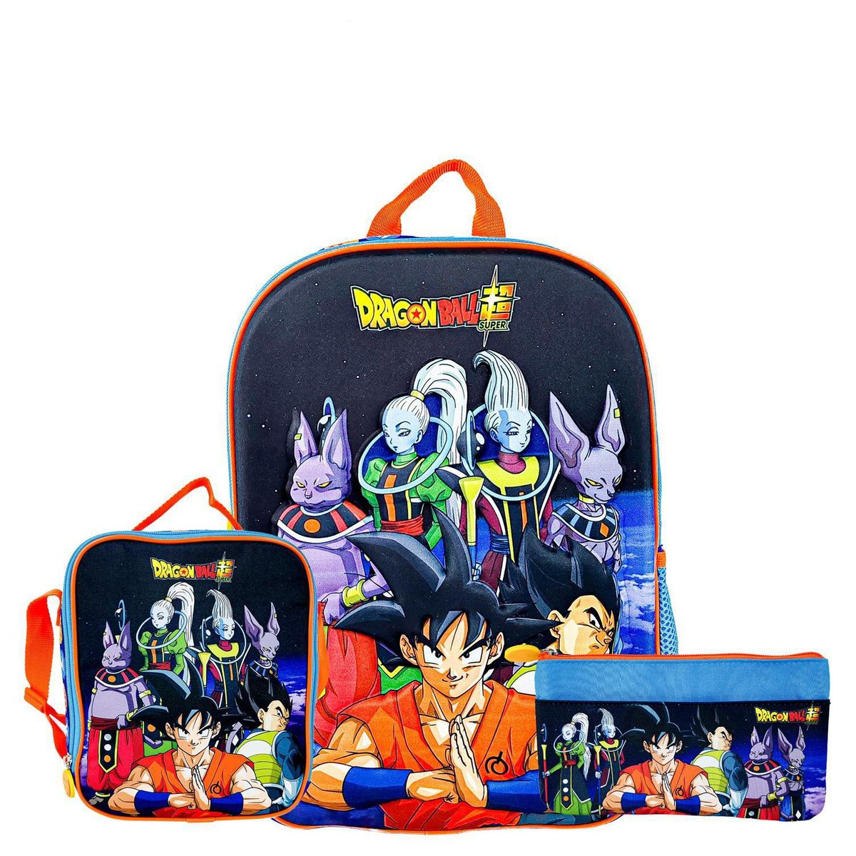 SCOOL - Set Mochila 2 Bolsillos Dragon Ball