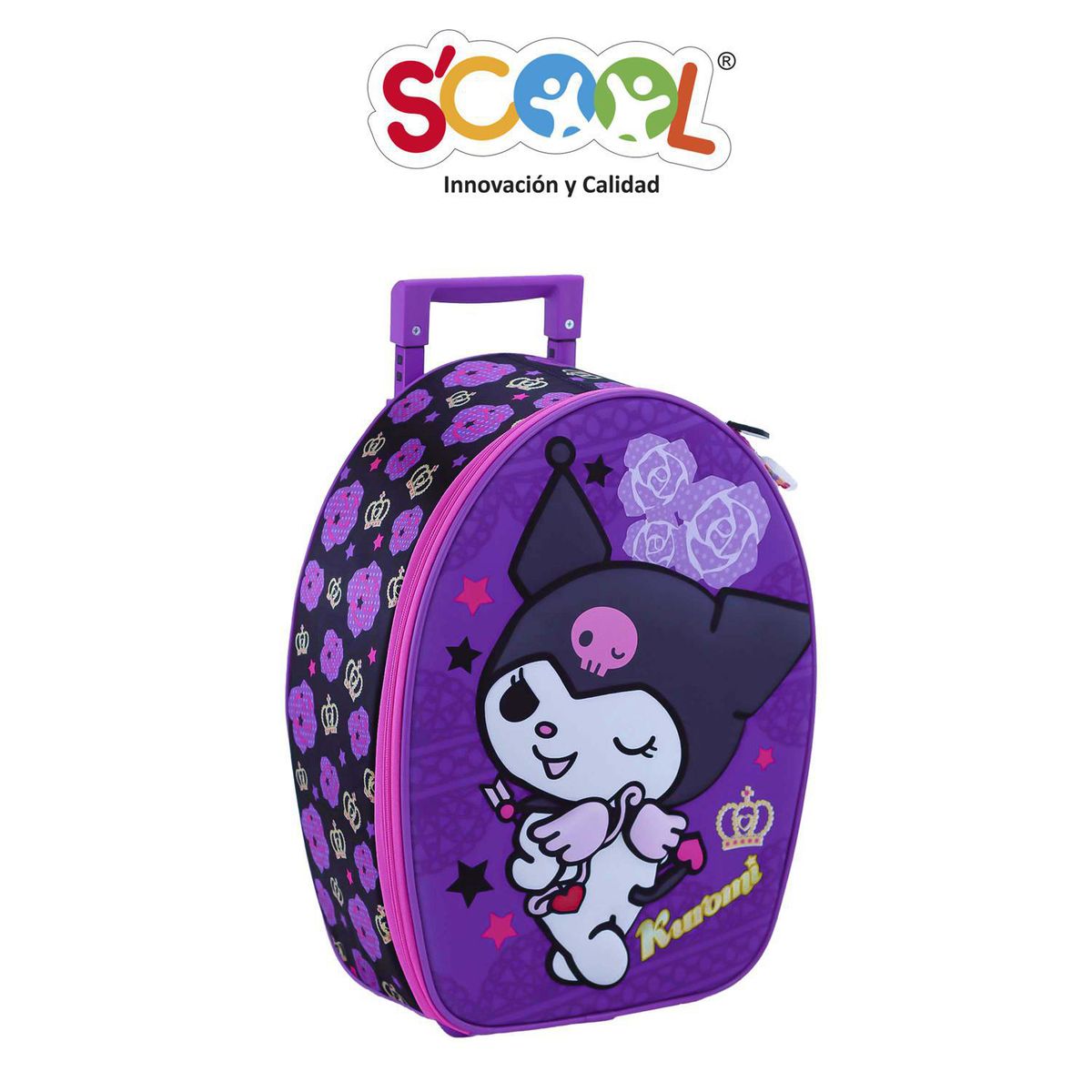SCOOL - Set Maleta Kuromi Morado