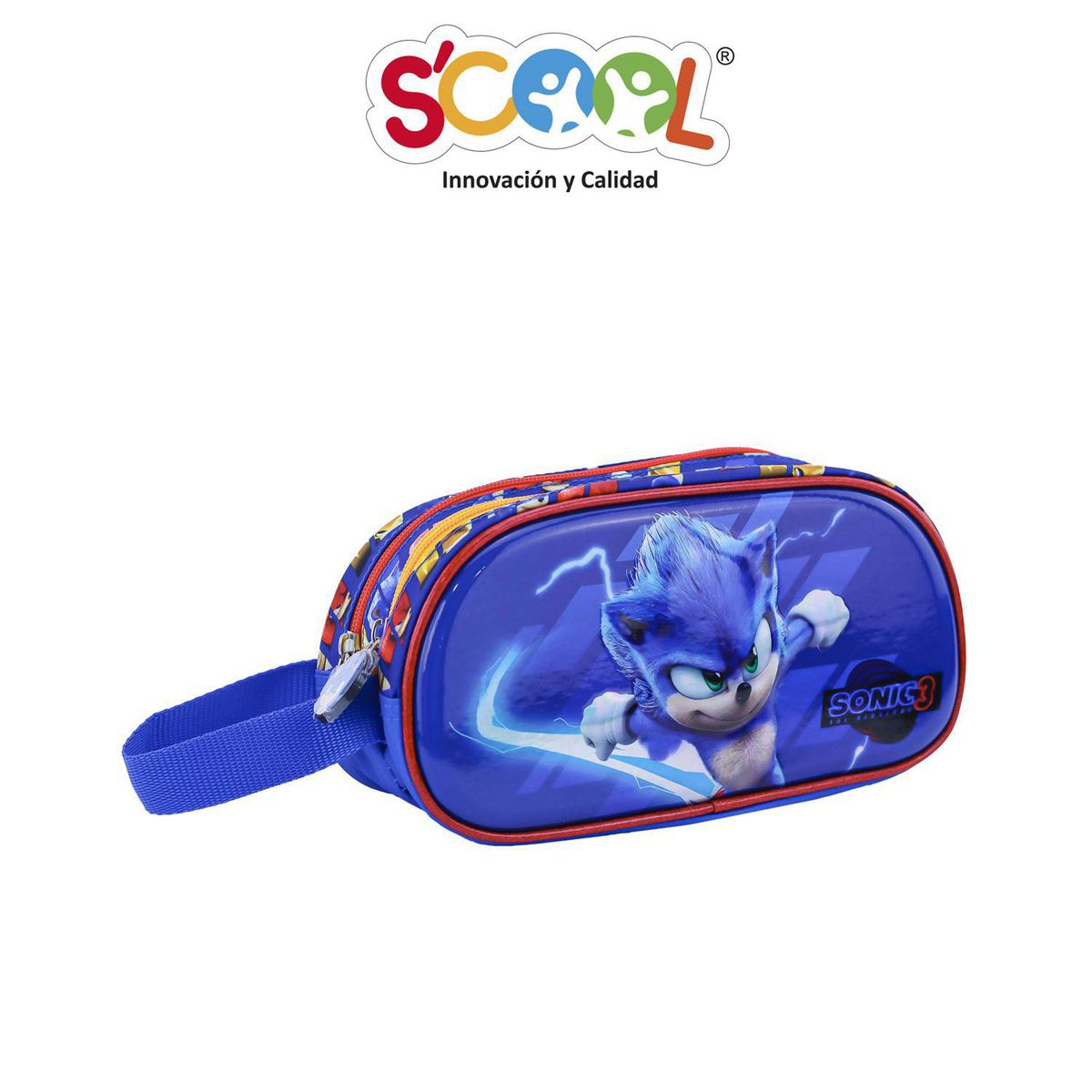 SCOOL - Cartuchera 3D Magic Sonic