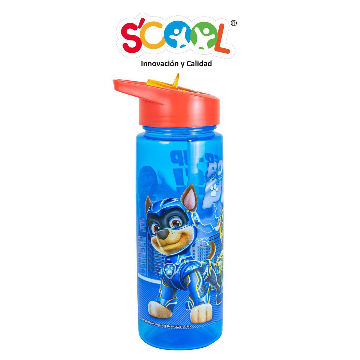 SCOOL - Set Botella 590ml + Táper Rectangular Paw Patrol