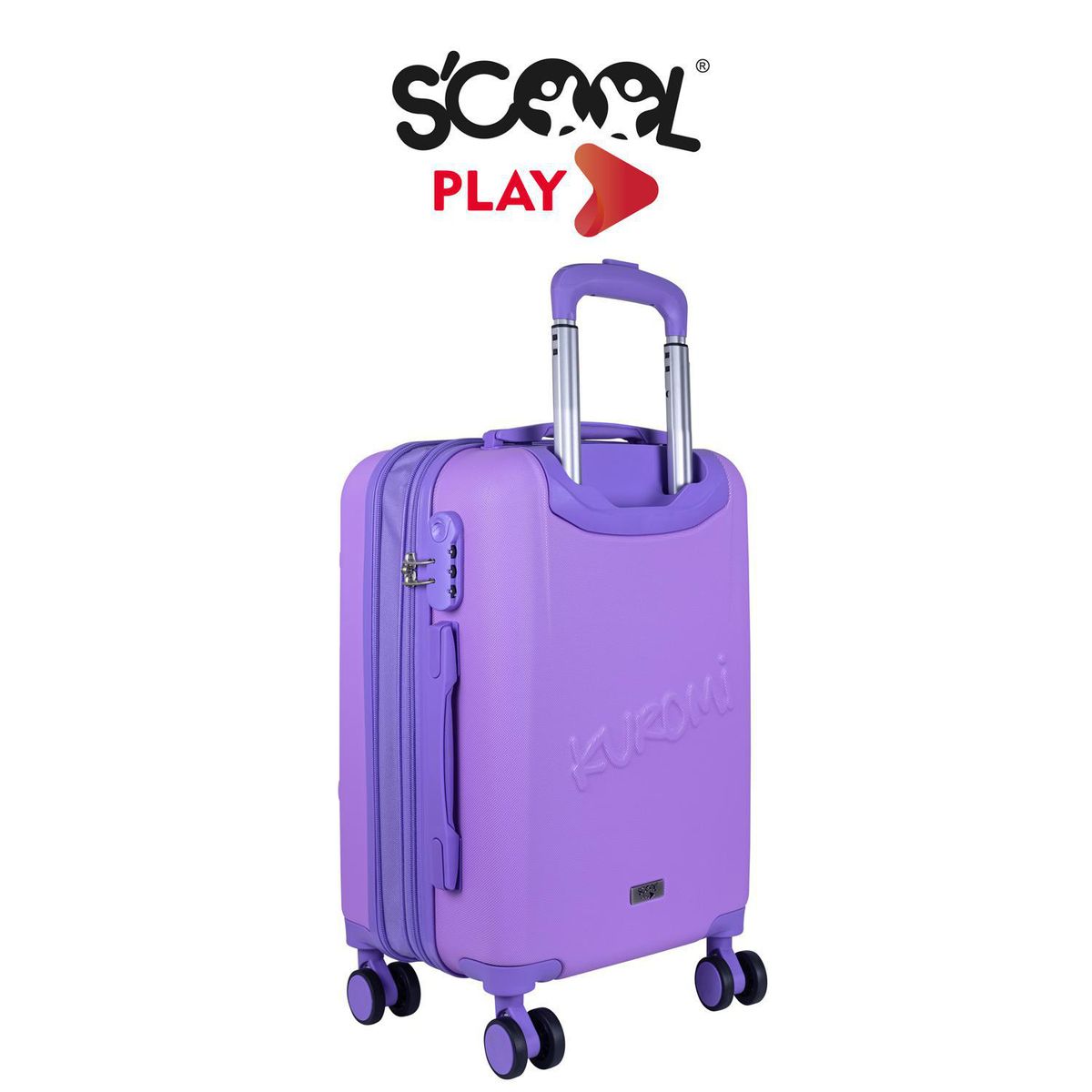 SCOOL - Maleta Carry On Play Kuromi Lila