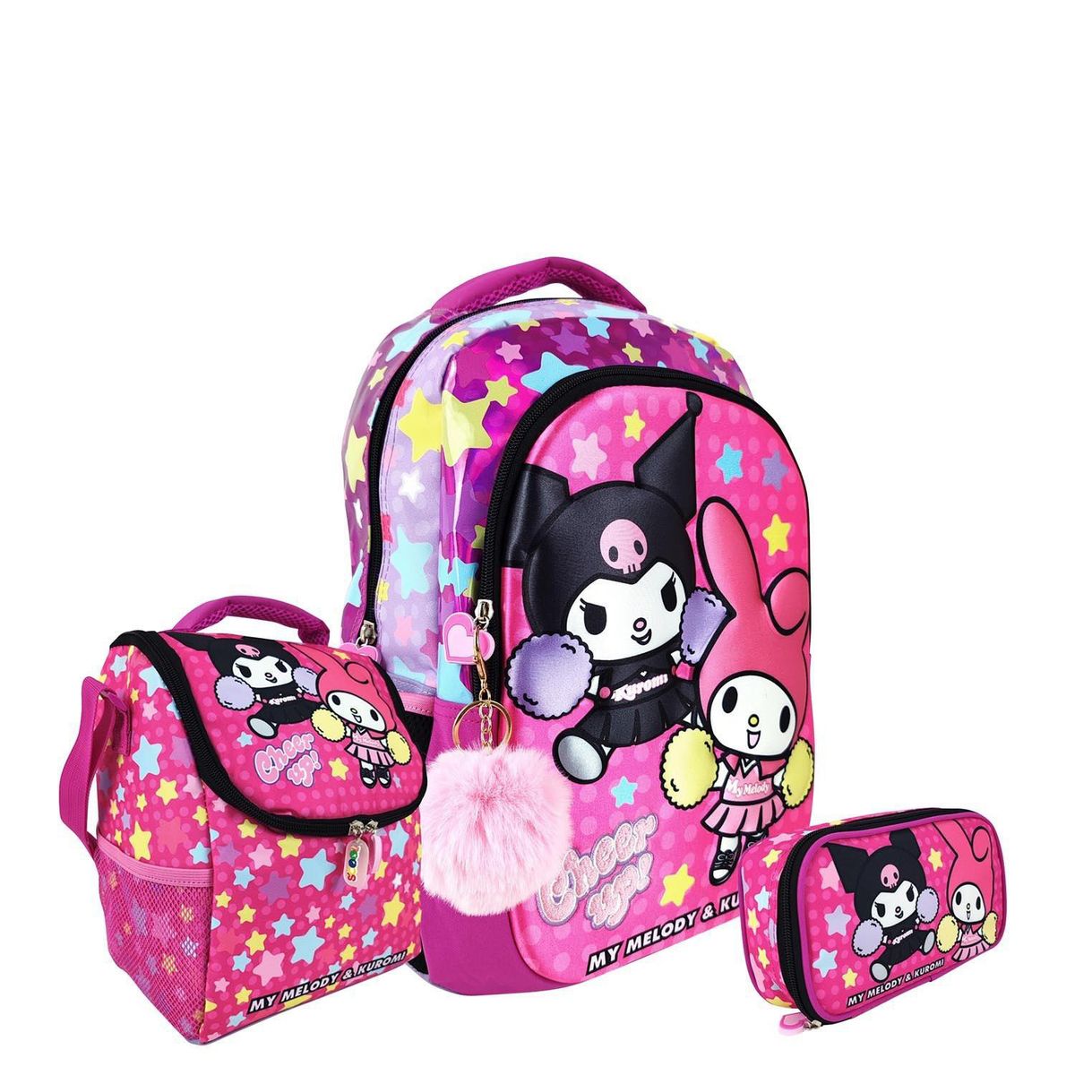 SCOOL - Set Mochila Hello Kitty Rosado