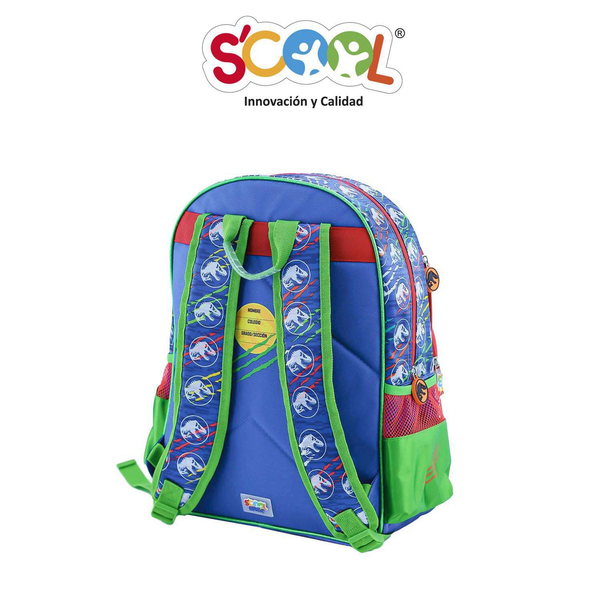 SCOOL - Mochila 3 Bolsillos Jurassic World