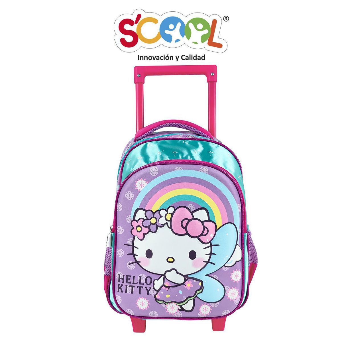 SCOOL - Set Mochila con Ruedas Kids Hello Kitty