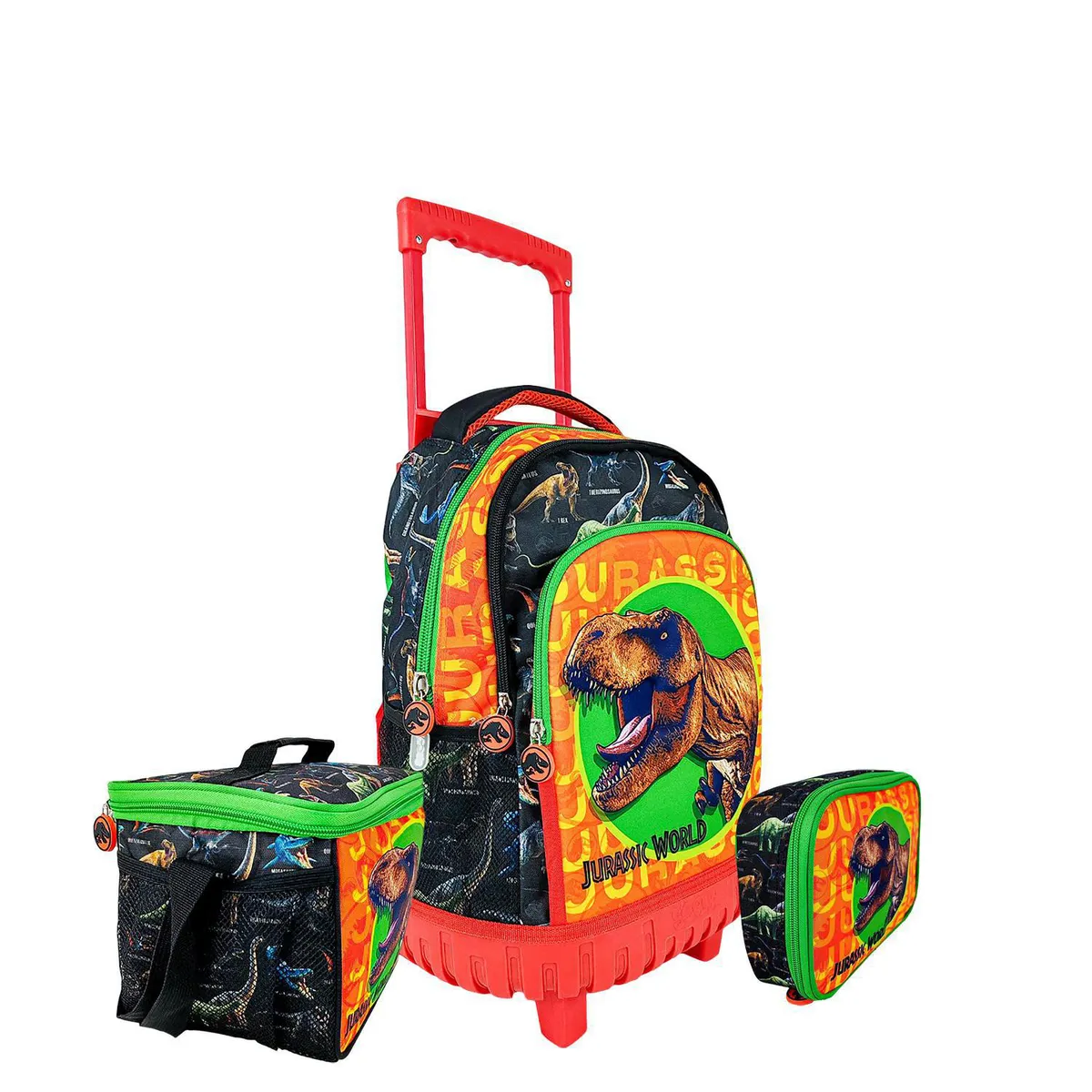 SCOOL - Set Mochila con Rueda Plus Jurassic World