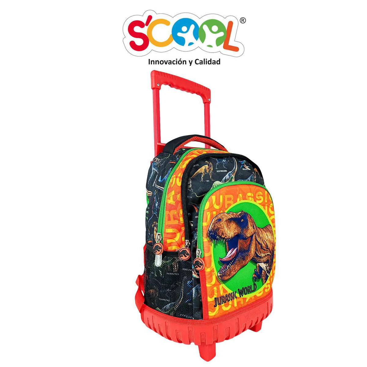 SCOOL - Set Mochila con Rueda Plus Jurassic World