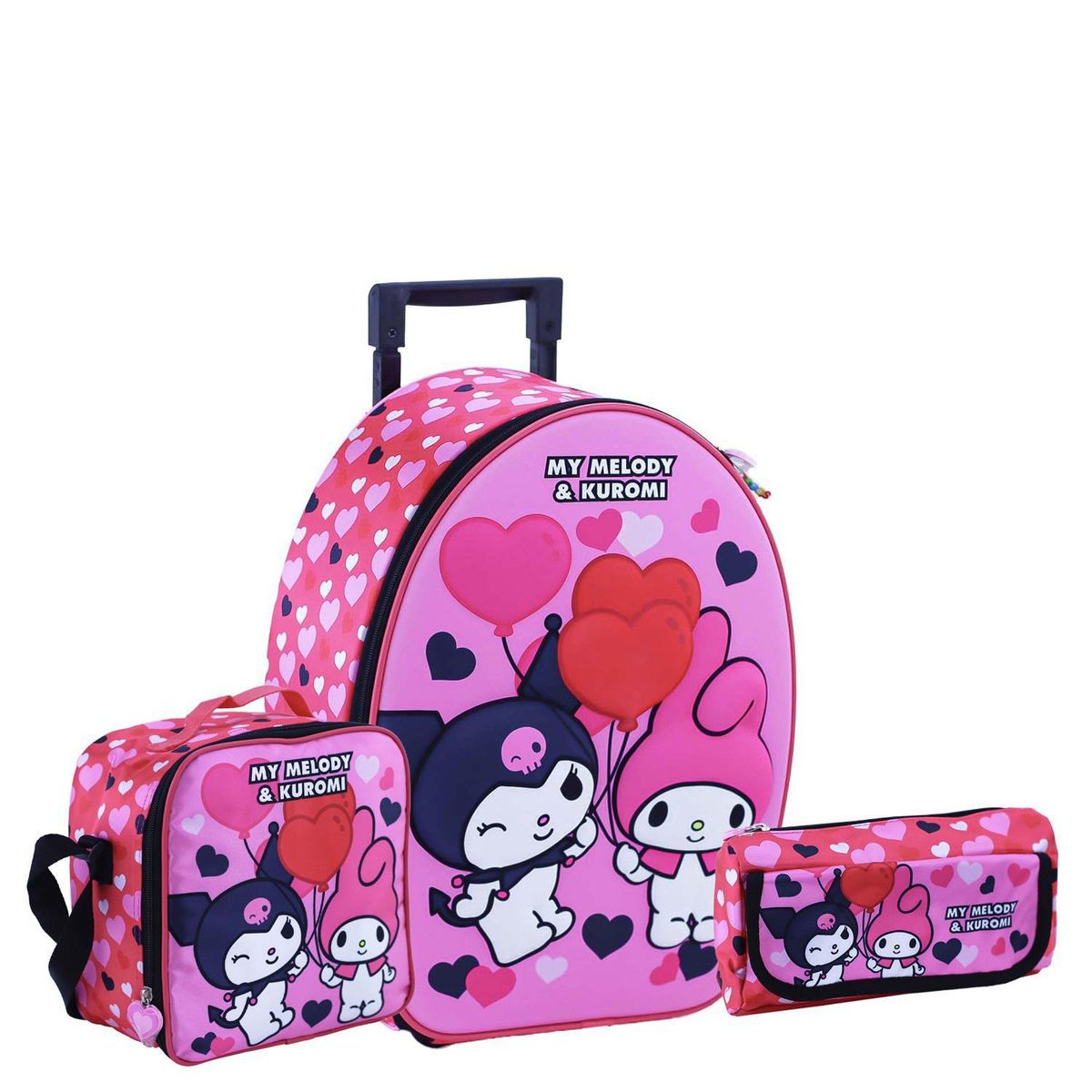 SCOOL - Set Maleta Hello Kitty Rosado
