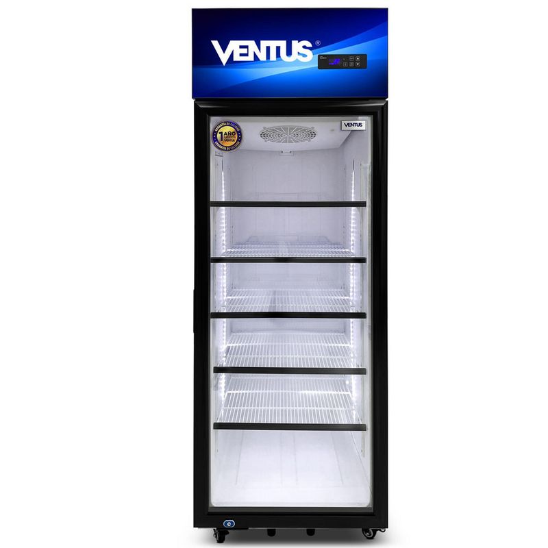 VENTUS - Visicooler Ventus 1 Puerta Vidrio 380L