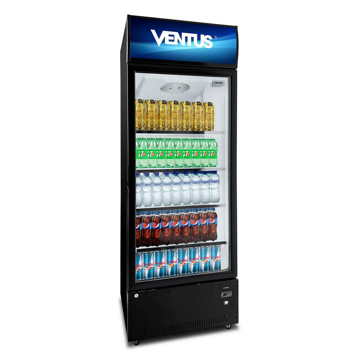 VENTUS - Visicooler 1 Puerta Vidrio 440L