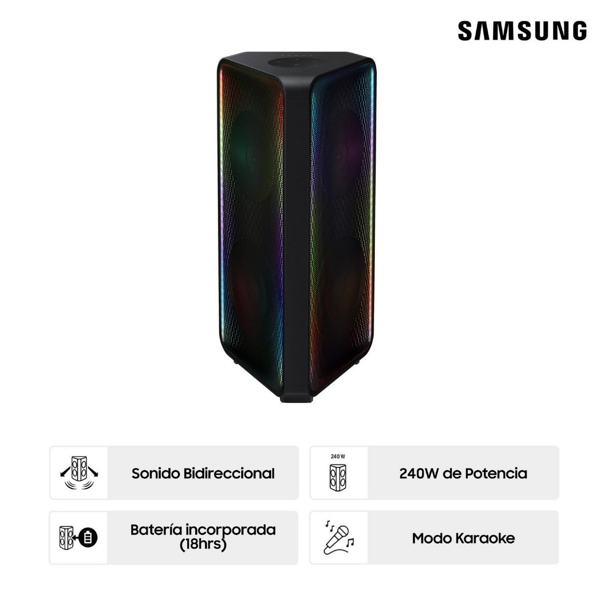 SAMSUNG - Parlante Bluetooth Samsung 240W MX-ST50B/PE