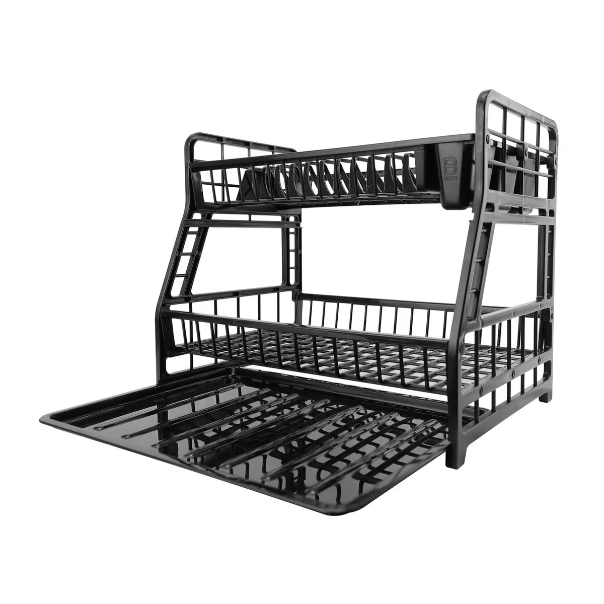 BASA - Escurridor 2 Niveles Cloe Negro