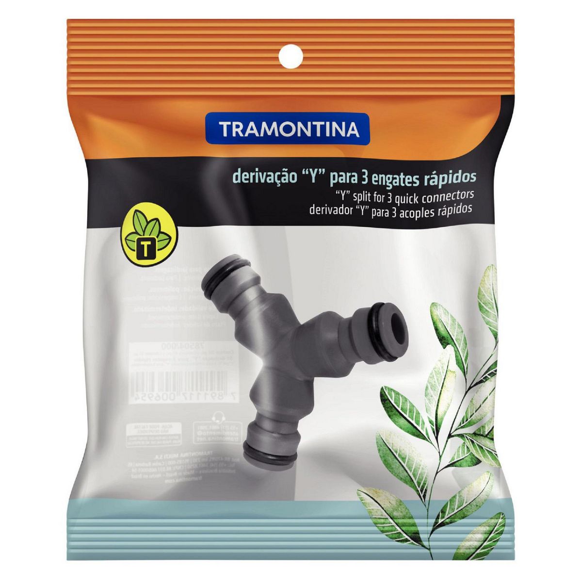 TRAMONTINA - Derivador para 3 Mangueras