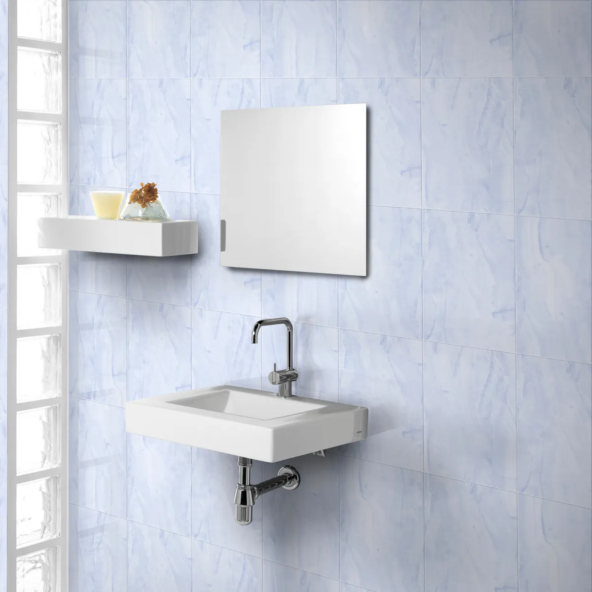 SAN LORENZO - Ceramica Marmolizada Latina Azul 27x45cm 2.07m2