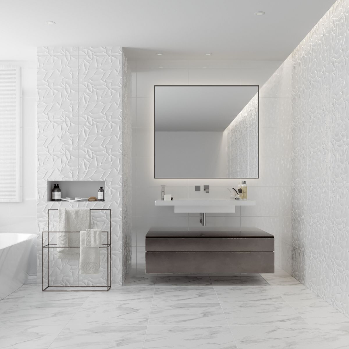 SAN LORENZO - Cerámica Decorado Casa Blanca Curva 30x60cm 1.68m2