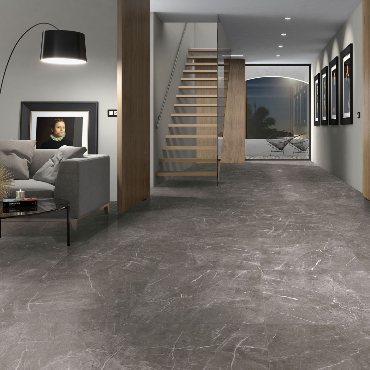 SAN LORENZO - Cerámica Marmoleado Lumiere 60x60cm 2.58m2