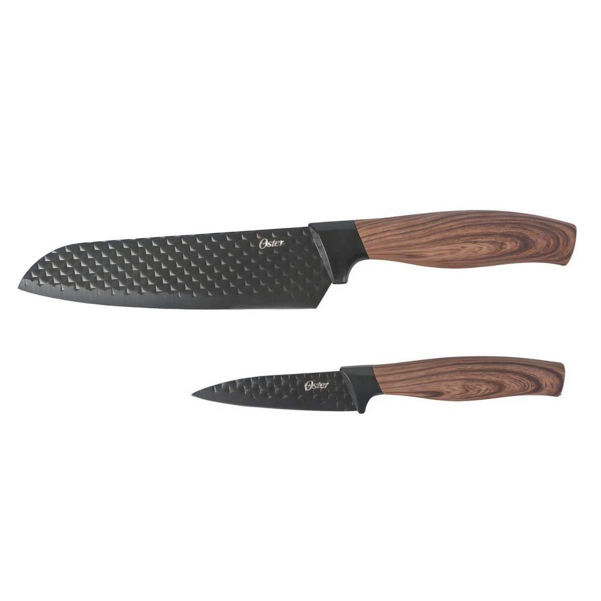 OSTER - Juego Cuchillos Acero Inoxidable Santoku 2 Piezas Gunderson