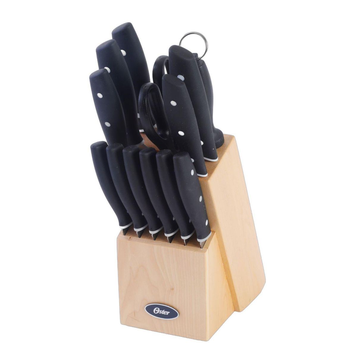 OSTER - Juego de Cuchillos Acero Inoxidable 15 Piezas Collister