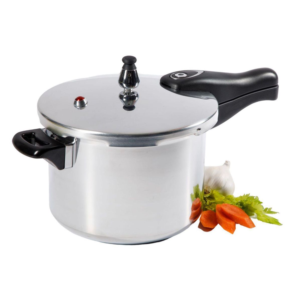 OSTER - Olla a Presión de Aluminio Brissago Plateado 7L