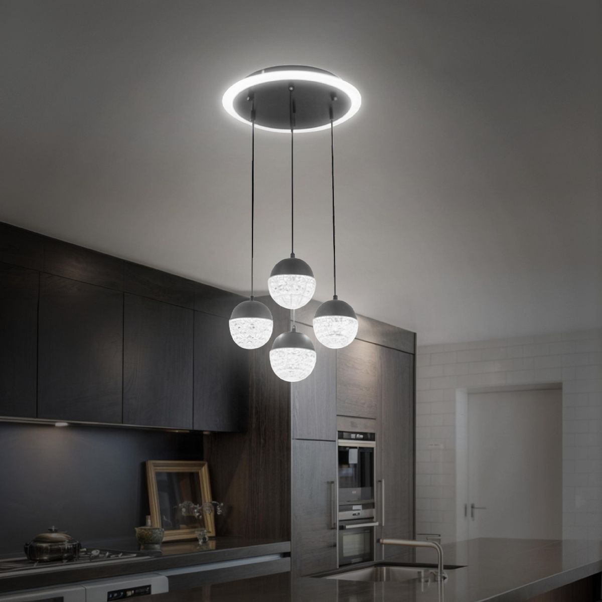  - Lámpara Colgante Seul 43W Luz Tricolor