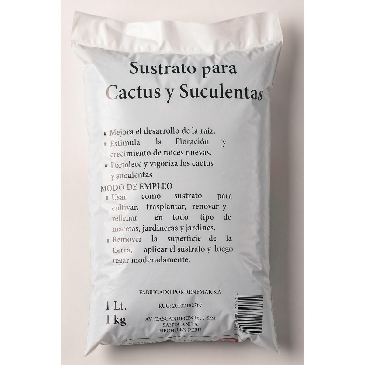 GENERICO - Sustrato para Cactus y Suculentas 1 kg
