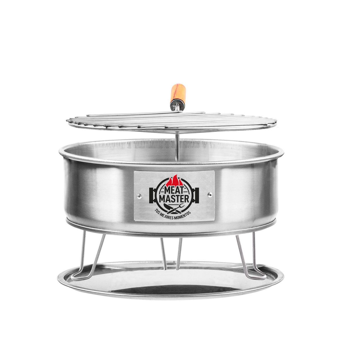 MEAT MASTER - Mini Parrilla Giratoria Portátil