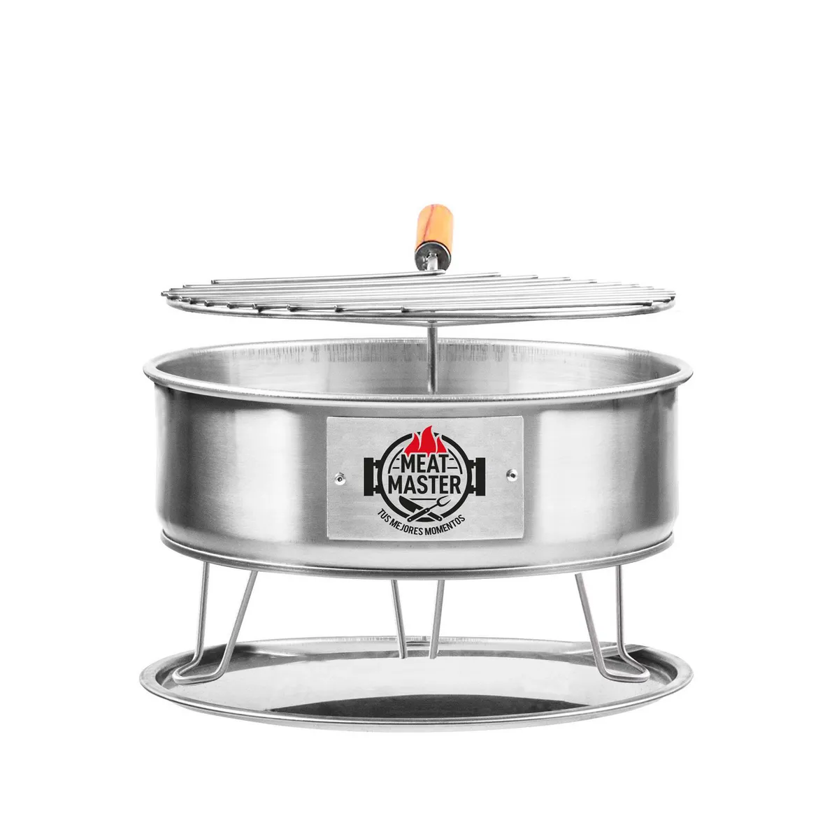 MEAT MASTER - Mini Parrilla Giratoria Portátil