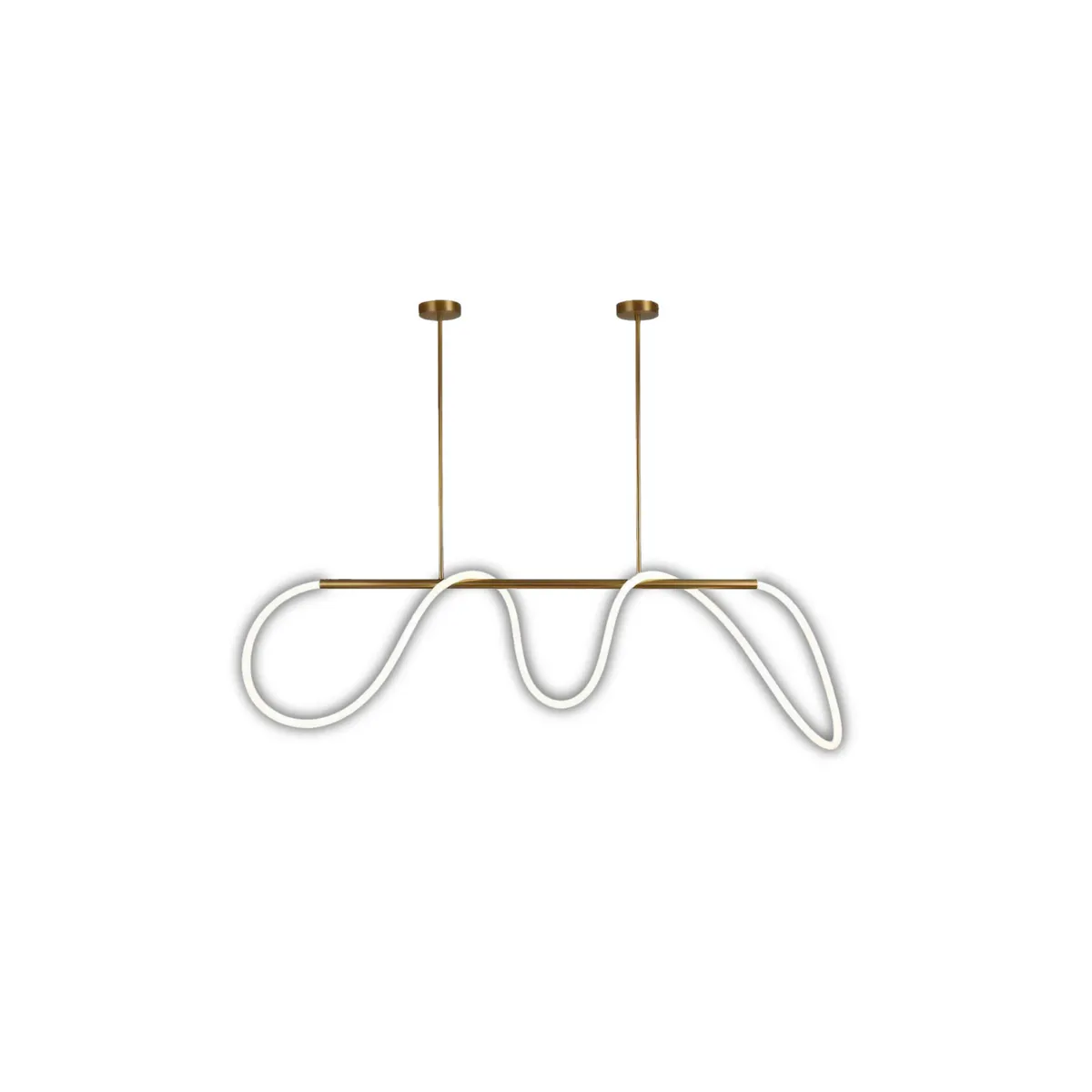 ILUMA - Lámpara Colgante Onda 36W Luz Tricolor